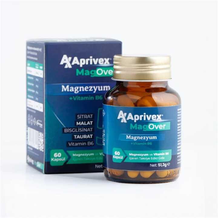AAprivex MagOver Magnezyum 60 Kapsülprivex MagOver Magnezyum 60 Kapsül - THE SUPPLEMENT STORE