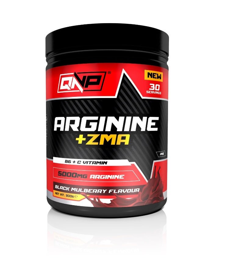 QNP Arjinin+ZMA Karadut Aromalı 300g - THE SUPPLEMENT STORE