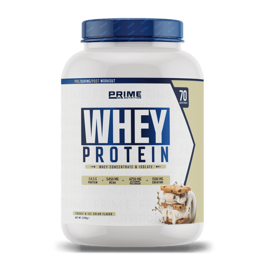 Prime Nutrition Whey Protein 2310 gram Cookie & Ice Cream - THE SUPPLEMENT STORE