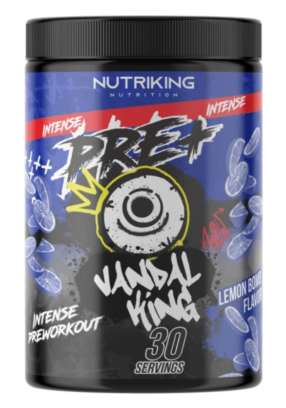 NUTRIKING Pre+ Vandal King Limon Aromalı Intense Pre - Workout 30 Servis - THE SUPPLEMENT STORE