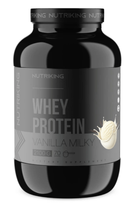 NUTRIKING Whey Protein Vanilla Milky 2100 Gram 70 Servis - THE SUPPLEMENT STORE