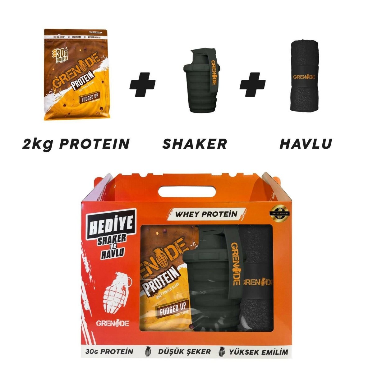 Grenade Whey Protein Tozu 2000 Gram - THE SUPPLEMENT STORE