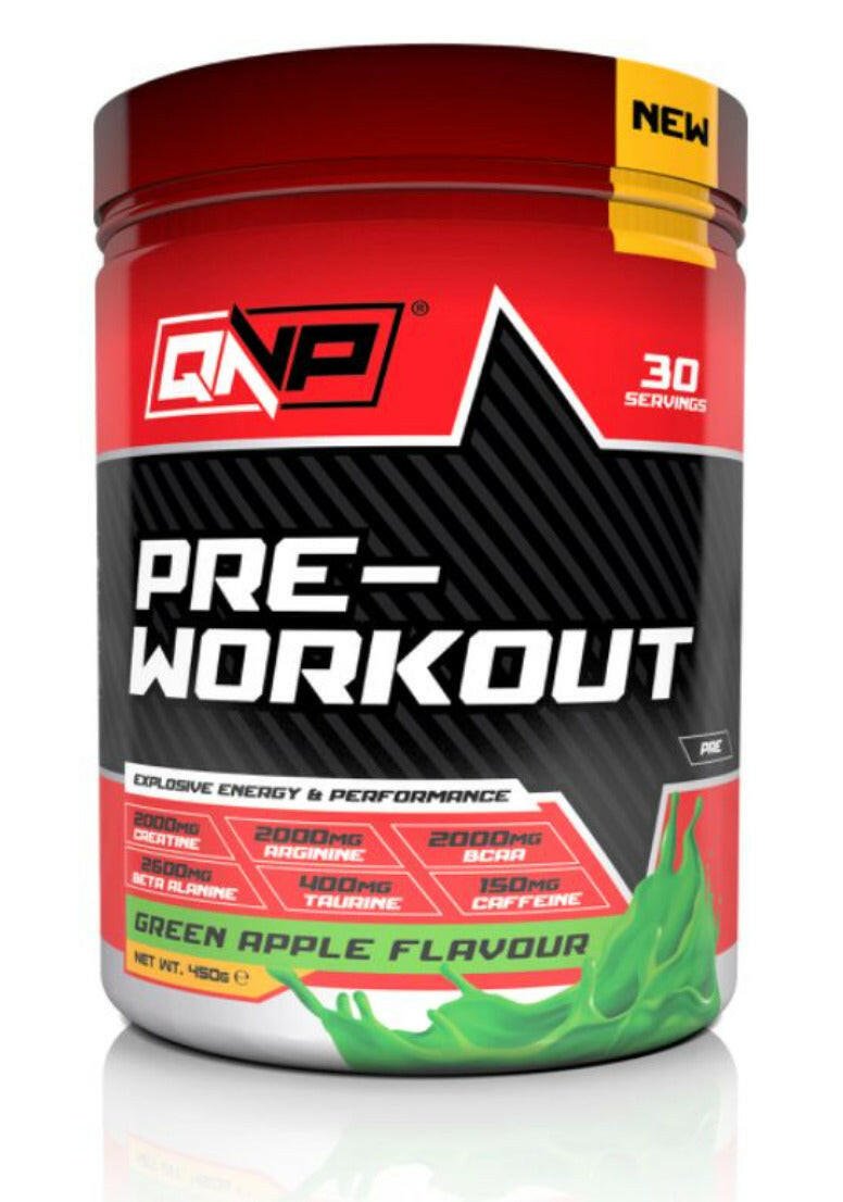 QNP Nutrition Pre - Workout Yeşil Elmalı 450g - THE SUPPLEMENT STORE