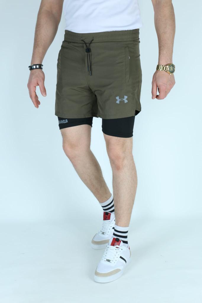 HAKİ TAYTLI ŞORT ( 5 ADET SERİLİ S - M - L - XL - 2XL) - THE SUPPLEMENT STORE
