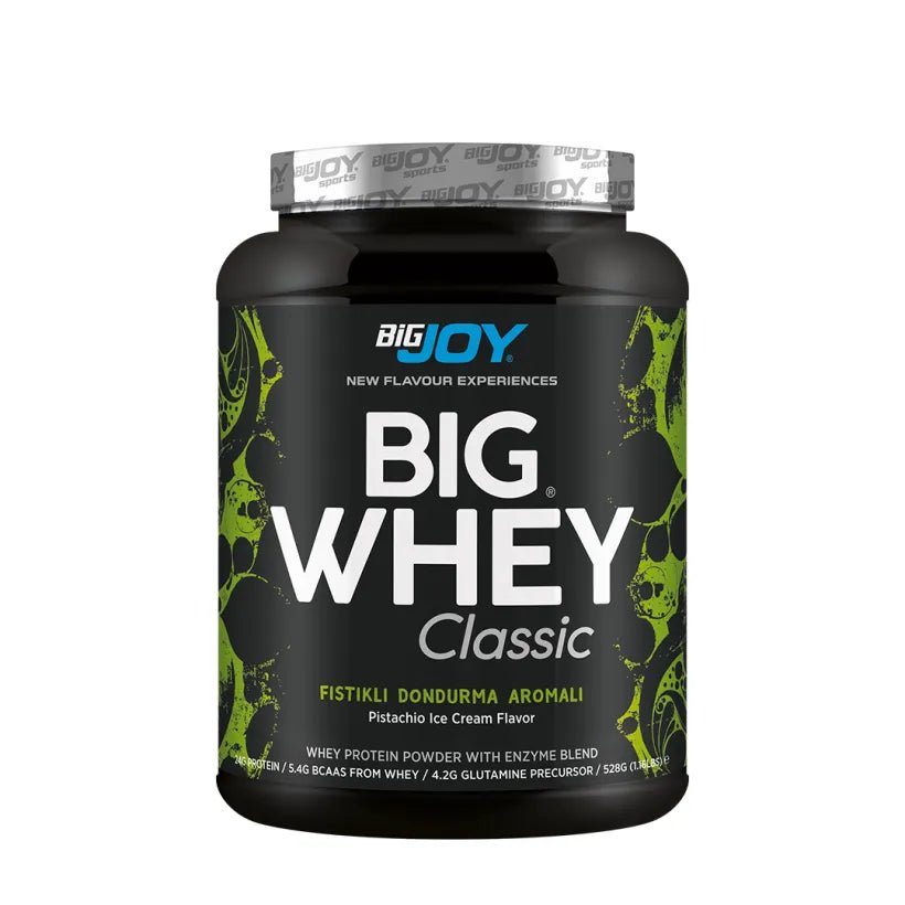 BIG JOY Sports BIGWHEY Whey Protein Classic Antep Fıstıklı Dondurma 528 Gram 16 Servis - THE SUPPLEMENT STORE