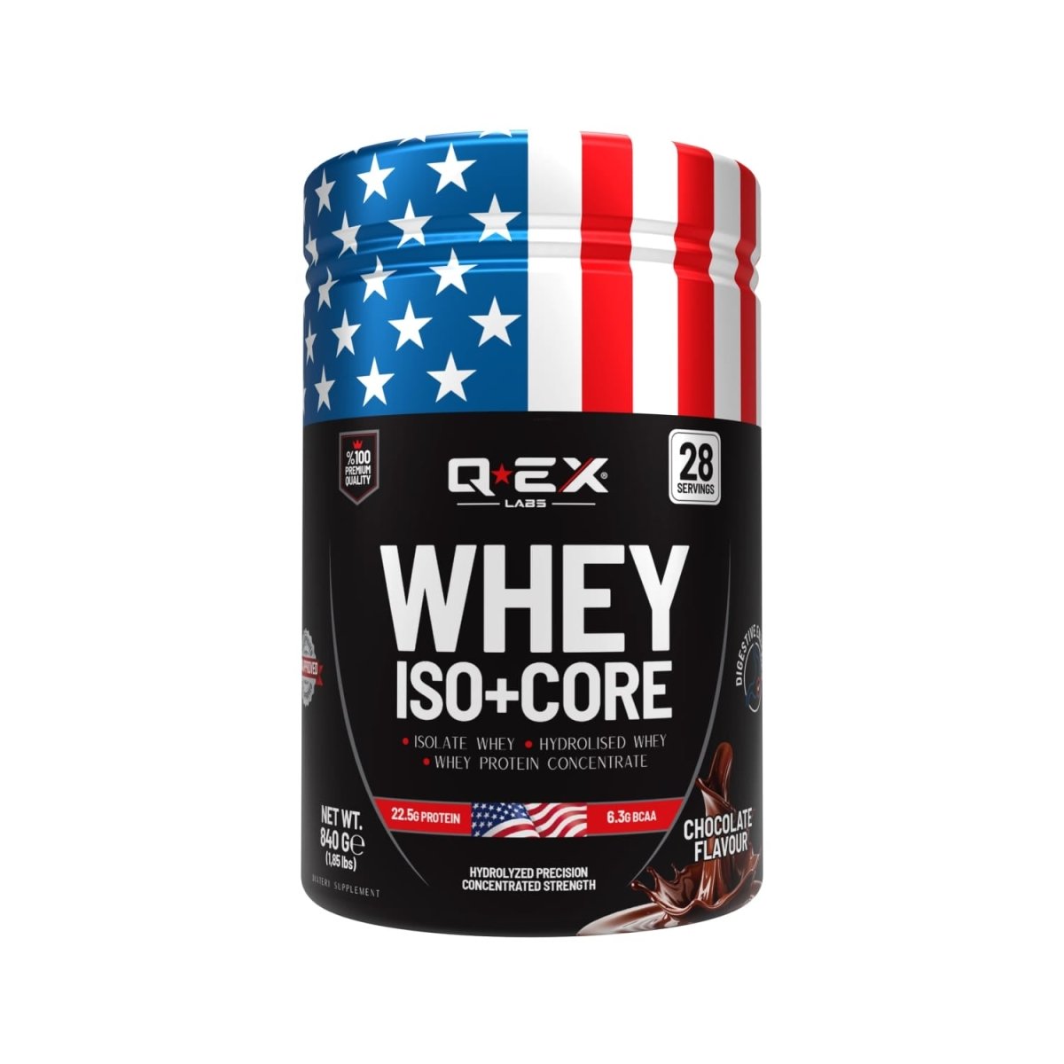 Qex Labs Iso+Core Whey Protein 840 Gr - THE SUPPLEMENT STORE