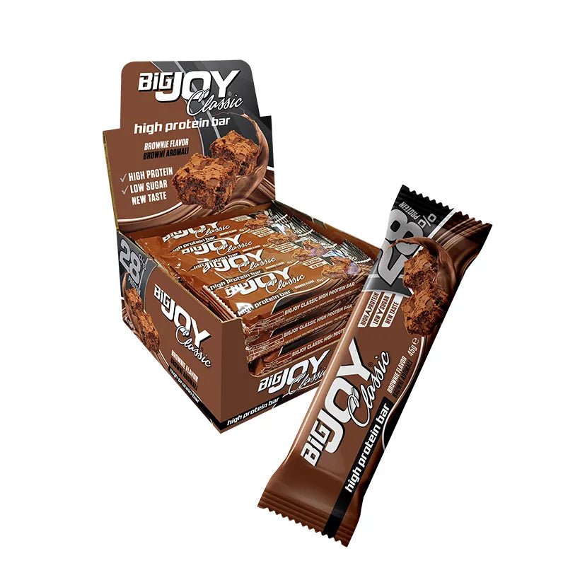 BigJoy Classic High Protein Bar Brownie 45g x 16 Adet - THE SUPPLEMENT STORE