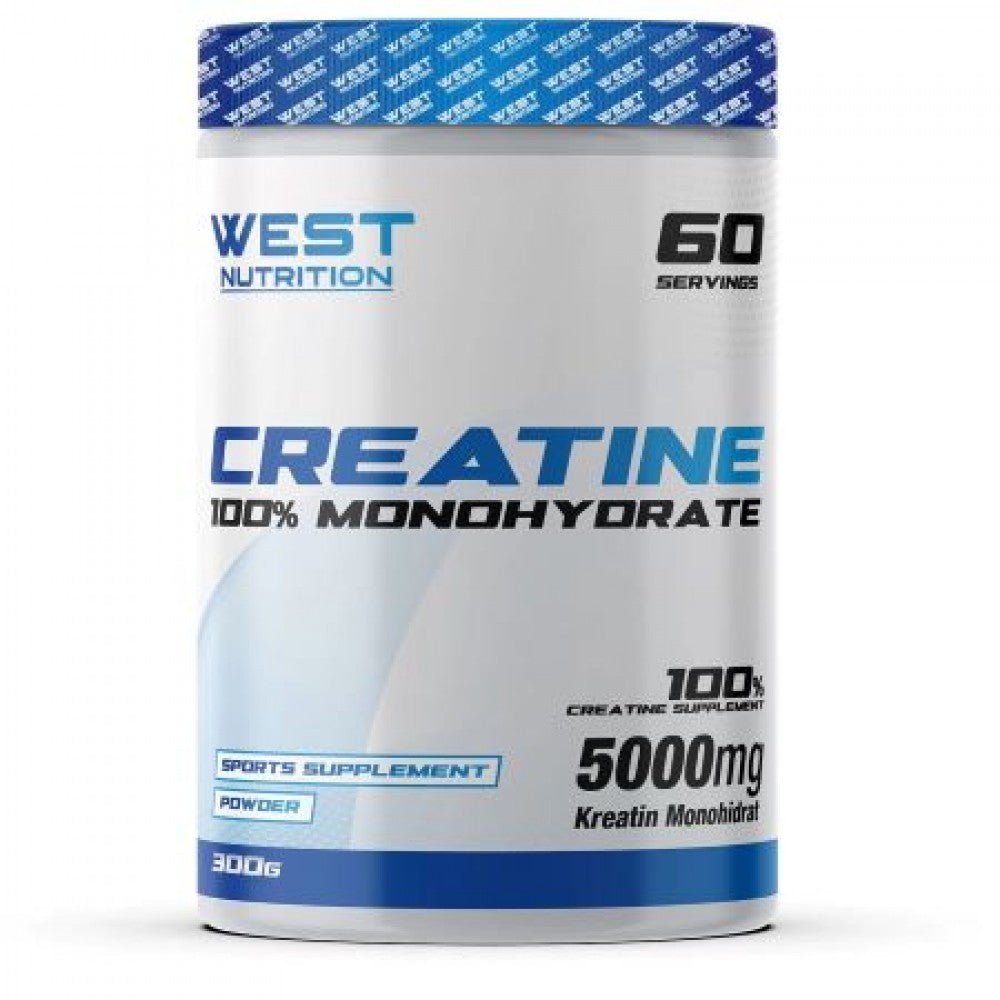 West nutrition Kreatin Monohidrat 300 gr 60 Servis Aromasız - THE SUPPLEMENT STORE