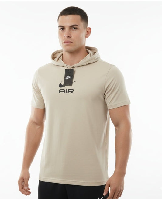 NIKE Air Baskılı Kapişonlu Beyaz Tişört - THE SUPPLEMENT STORE