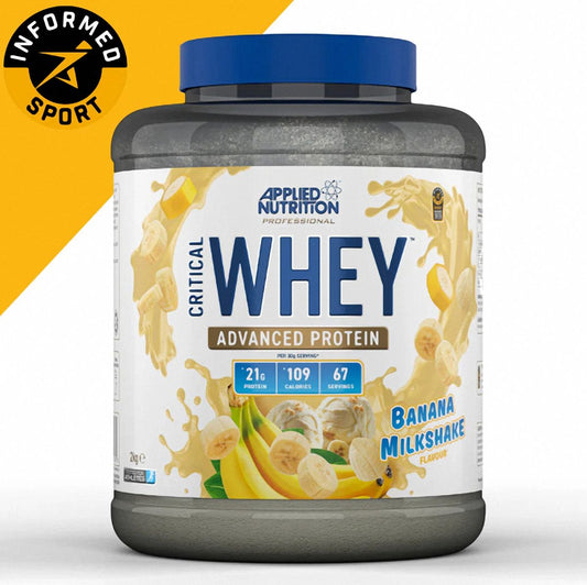 Applied Critical Whey Protein 2000 Gr (2000 Gr) banana milkshake - THE SUPPLEMENT STORE