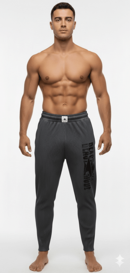 BEAST MODE GRİ ÇİZGİLİ ŞALVAR KESİM - THE SUPPLEMENT STORE