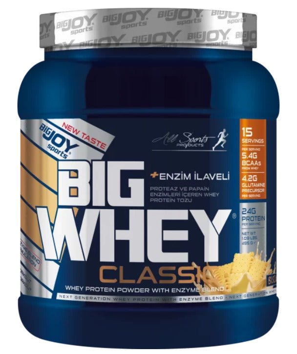 BIG JOY BIG WHEY Whey Protein Tozu Classic BİSKÜVİ 495 Gram - THE SUPPLEMENT STORE