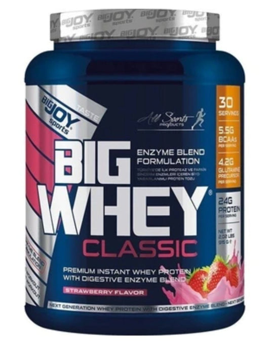 BIG JOY Big Whey Classic Whey Protein ÇİLEK 990 Gram - THE SUPPLEMENT STORE