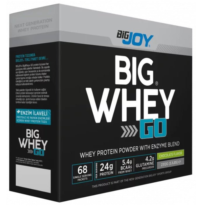 BIG JOY Sports BIG WHEY Protein GO Çikolata 68 Servis 2.20 KG - THE SUPPLEMENT STORE