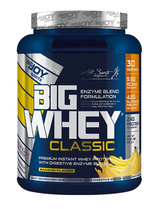 BIG JOY Sports BIG WHEY Whey Protein Tozu Classic Muz 990 gr - THE SUPPLEMENT STORE