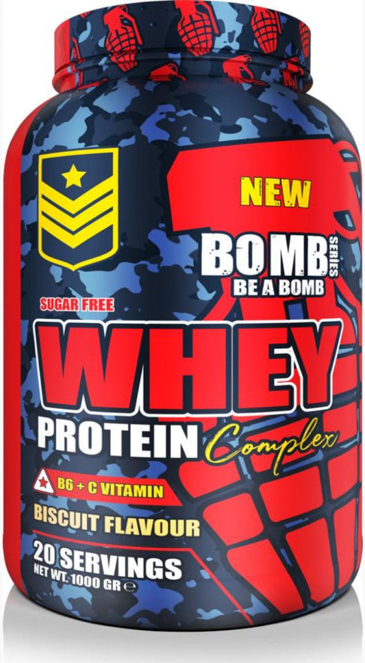 BOMB SERIES WHEY PROTEİN BISCUIT FLAVOUR 1000 GR - THE SUPPLEMENT STORE