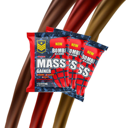 BOMB Series MASS GAİNER Şase 3 Mix Flavour 51 Şase - THE SUPPLEMENT STORE