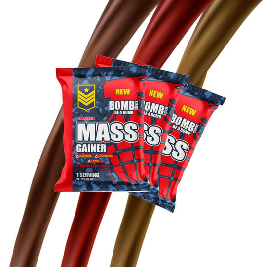 BOMB Series MASS GAİNER Şase 3 Mix Flavour 51 Şase - THE SUPPLEMENT STORE
