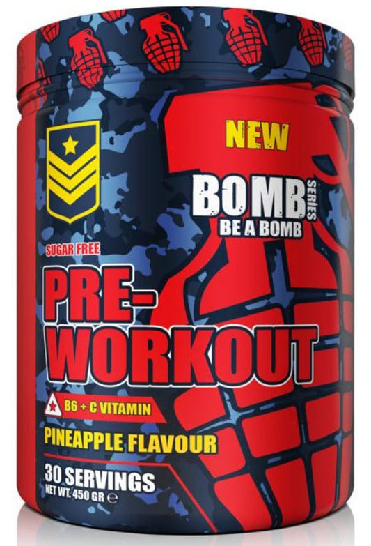 BOMB SERIES Pre - Workout Ananas 450g - THE SUPPLEMENT STORE
