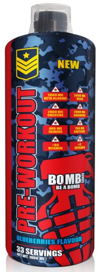 BOMB SERIES Pre - Workout Likit Yaban Mersinli 1000mL - THE SUPPLEMENT STORE