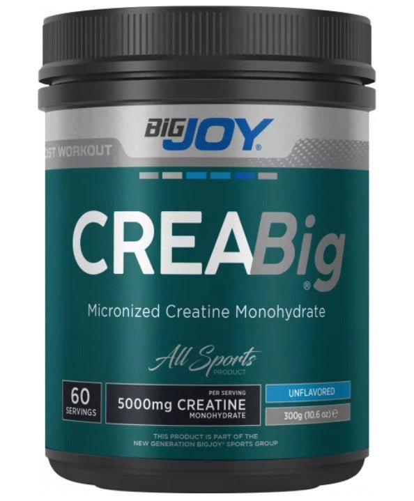 BigJoy CreaBig Micronized Creatine Powder Aromasız 300g - THE SUPPLEMENT STORE
