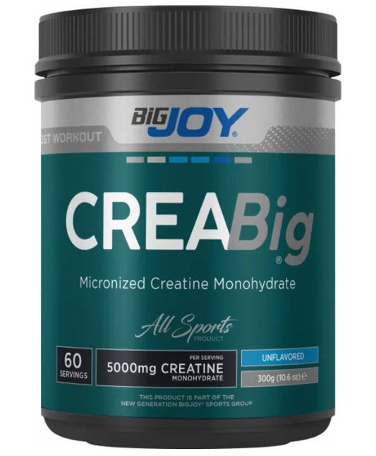 BigJoy CreaBig Micronized Creatine Powder Aromasız 300g - THE SUPPLEMENT STORE