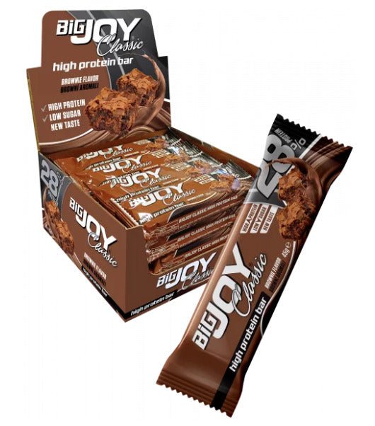 BigJoy Classic High Protein Bar Brownie 45g x 16 Adet - THE SUPPLEMENT STORE