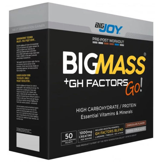 BigJoy Sports BIGMASS GO GH Factor 50 Servis Çikolata Şase - THE SUPPLEMENT STORE