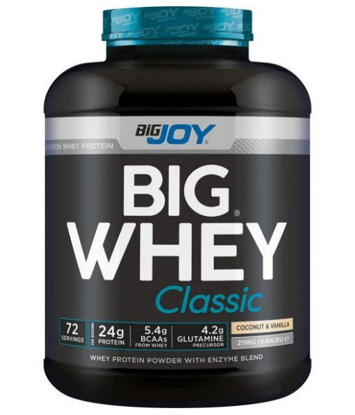 BigJoy Sports BIGWHEY Protein Classic Hindistan Cevizi & Vanilya 2196g - THE SUPPLEMENT STORE