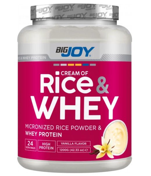 BigJoy Sports Cream Of Rice & WHEY Vanilya 1200g - THE SUPPLEMENT STORE