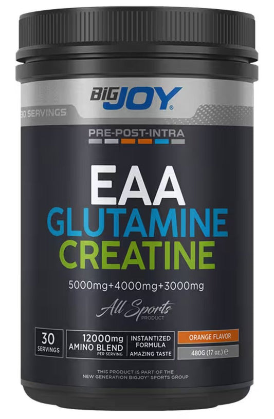 BigJoy Sports EAA+Glutamine+Creatine Portakal 480g - THE SUPPLEMENT STORE