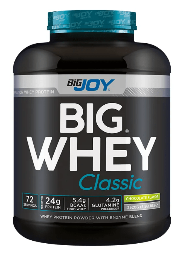 BIG JOY BIG WHEY Classic Whey Protein Çikolata 2520 Gram 72 Servis - THE SUPPLEMENT STORE