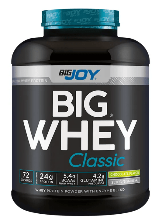 BIG JOY BIG WHEY Classic Whey Protein Çikolata 2520 Gram 72 Servis - THE SUPPLEMENT STORE