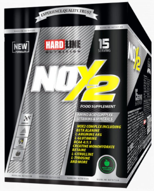 Hardline NOX2 Şase 36 Gr x 15 Adet Yeşil Elma - THE SUPPLEMENT STORE