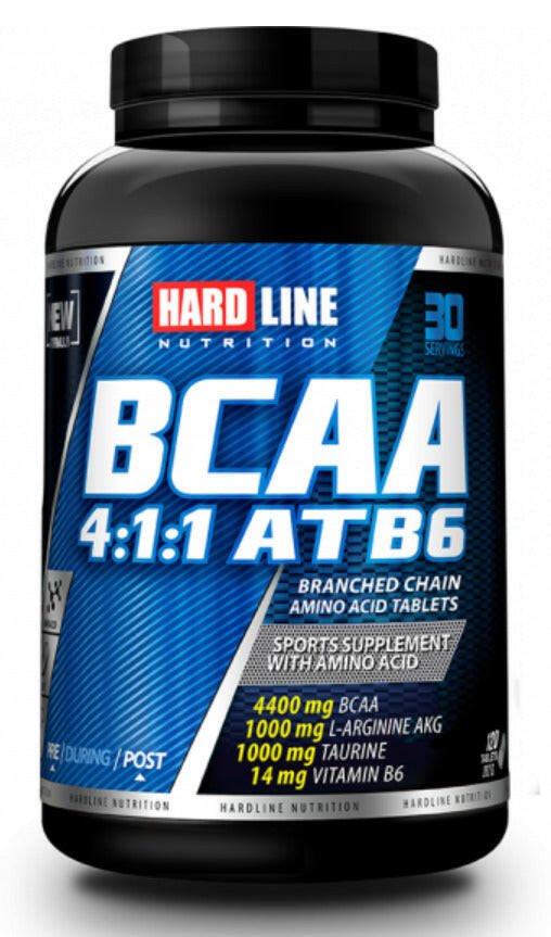 Hardline BCAA 4:1:1 ATB6 120 Tablet - THE SUPPLEMENT STORE