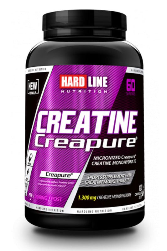 Hardline Creatine Creapure 120 Kapsül - THE SUPPLEMENT STORE
