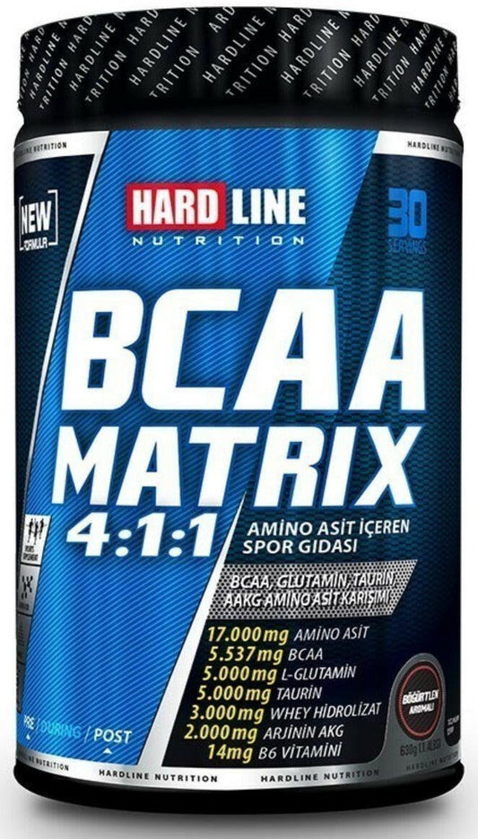 Hardline BCAA Matrix Böğürtlen 630g - THE SUPPLEMENT STORE