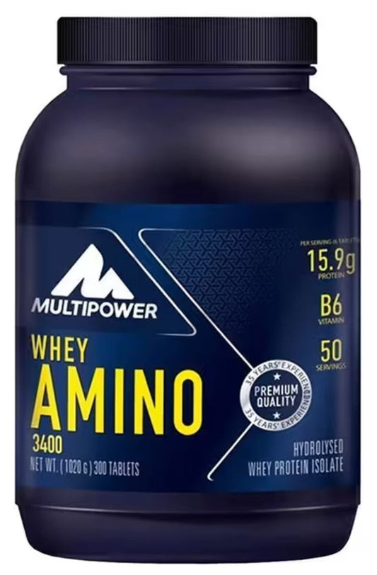 MULTIPOWER WHEY AMINO 3400 (300 Tablet) - THE SUPPLEMENT STORE
