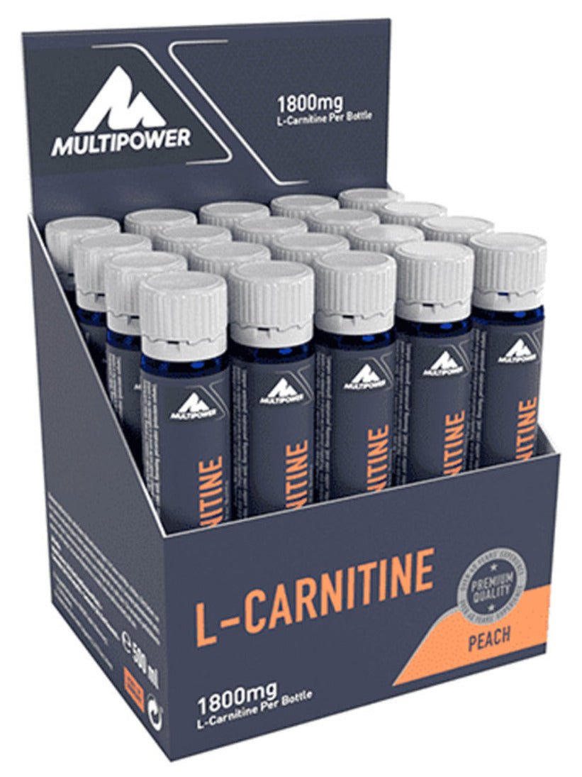 Multipower L - Carnitine Liquid Forte Şeftali 1800mg 20 Ampül - THE SUPPLEMENT STORE