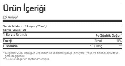 Multipower L - Carnitine Liquid Forte Şeftali 1800mg 20 Ampül - THE SUPPLEMENT STORE