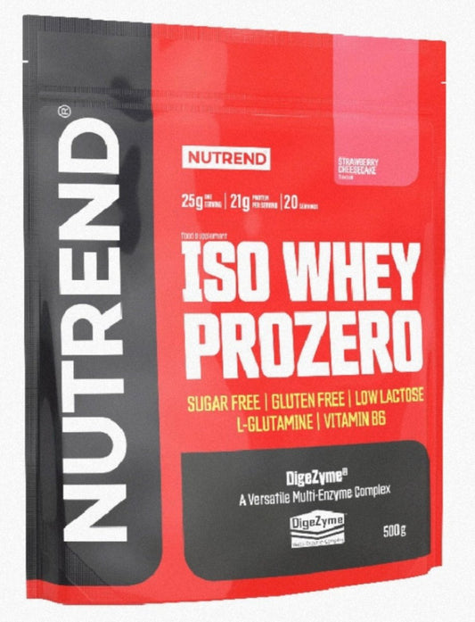 Nutrend Isolate Whey Prozero 500 Gr. Çilek Cheesecake - THE SUPPLEMENT STORE