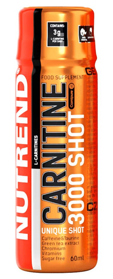 Nutrend L - Carnitine 3000mg Portakallı 20 Ampül - THE SUPPLEMENT STORE