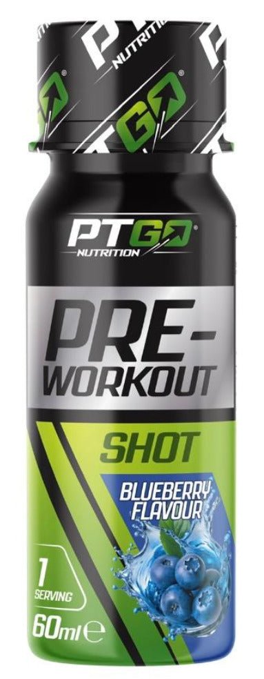 PTGO NUTRITION Pre - Workout 20x60mL Shot Yaban Mersini - THE SUPPLEMENT STORE