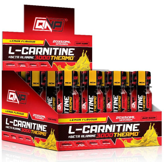 QNP Nutrition L - Carnitine + Beta Alanine Thermo Bullet 3000mg 60ml x 20 Adet - THE SUPPLEMENT STORE