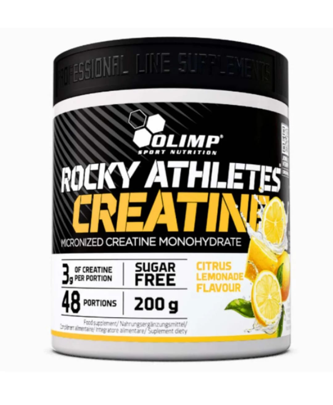Olimp Rocky Athletes Creatine 48 Servis 200GR Cıtrus Lemonade Flavour