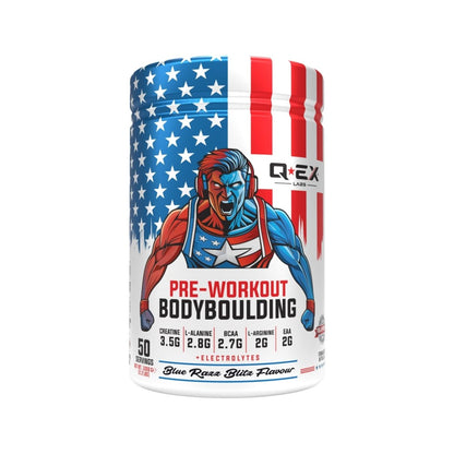 Qex Labs BodyBoulding Pre Work Out 1000 Gr 50 Servis - THE SUPPLEMENT STORE