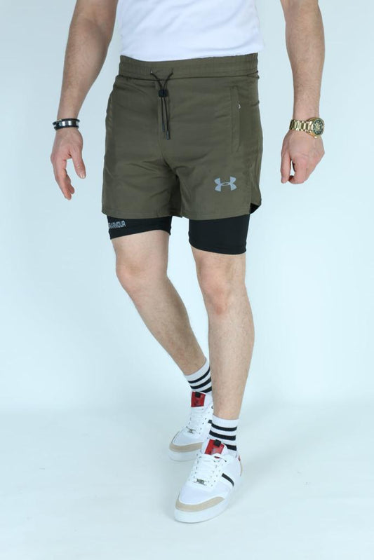 HAKİ TAYTLI ŞORT ( 5 ADET SERİLİ S - M - L - XL - 2XL) - THE SUPPLEMENT STORE