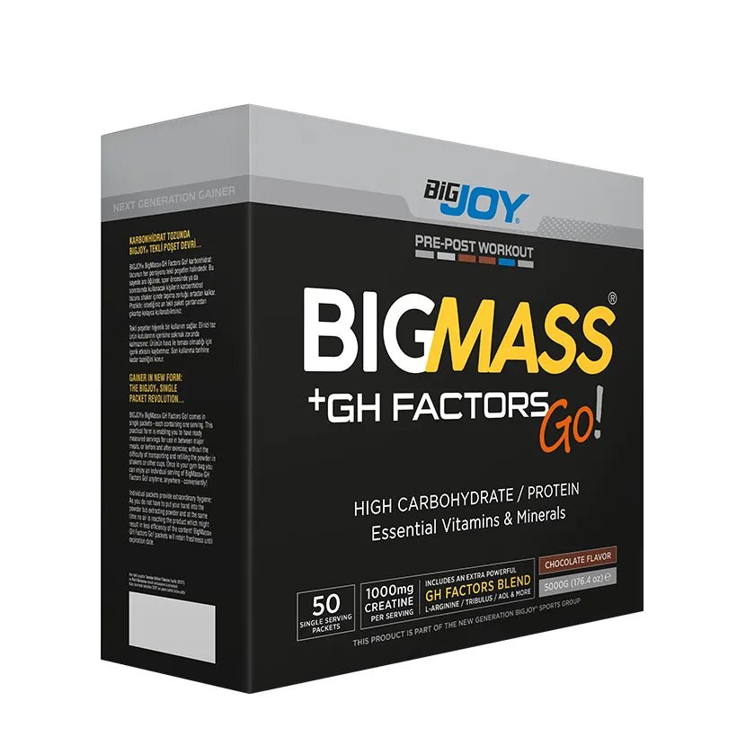 BigJoy Sports BIGMASS GO GH Factor 50 Servis Çikolata Şase - THE SUPPLEMENT STORE