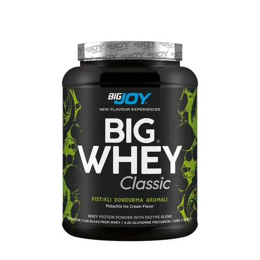 BIG JOY Sports BIGWHEY Whey Protein Classic Antep Fıstıklı Dondurma 528 Gram 16 Servis - THE SUPPLEMENT STORE