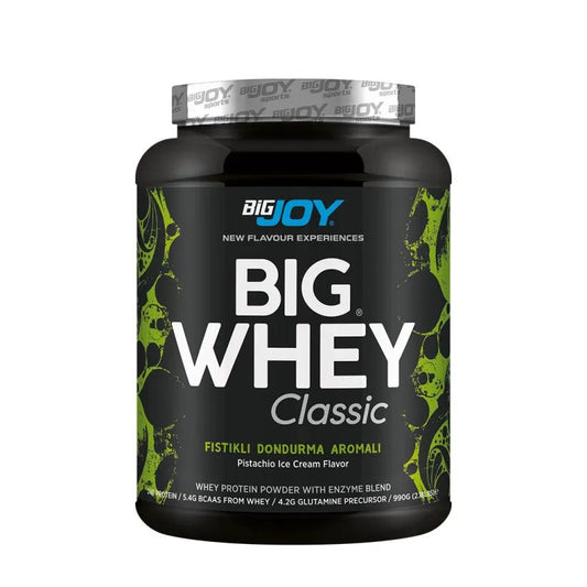 BIG JOY BIG WHEY Whey Protein Classic Antep Fıstıklı Dondurma 990g 30 Servis - THE SUPPLEMENT STORE